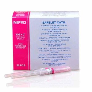 CATETER INTRAVENOSO 20G ROSA C/50