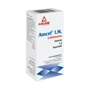 CEFTRIAXONA 1GR IM AMCEF AMSA